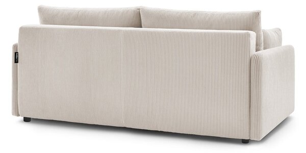 Béžová menčestrová rozkladacia pohovka 211 cm Marcel – Bobochic Paris