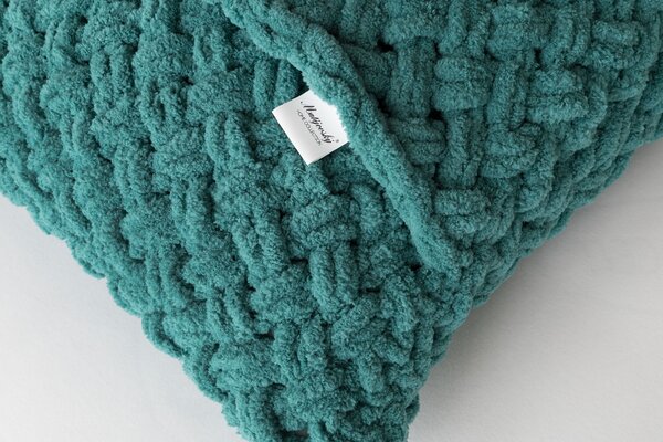 Obliečka na vankúš Knittingly petrolejový Mikropolyester 40/40