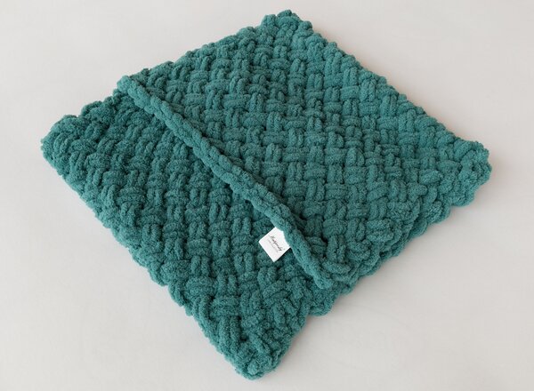 Obliečka na vankúš Knittingly petrolejový Mikropolyester 40/40