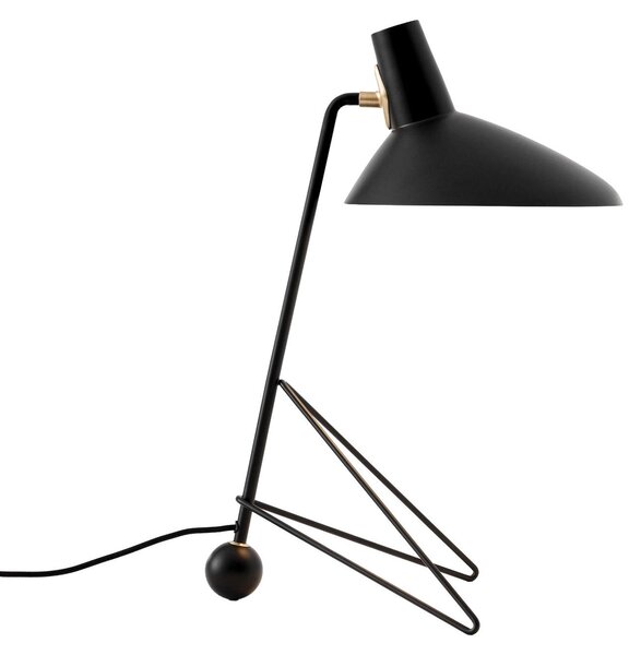 Stolové Lampa &Tradition, Tripod HM9, Čierna, Obývacia izba, Hliník