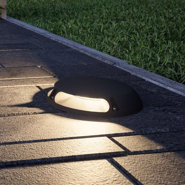Paulmann Plug & Shine LED podlahové svetlo 93920 2x3W, Čierna, Hliník, Moderný