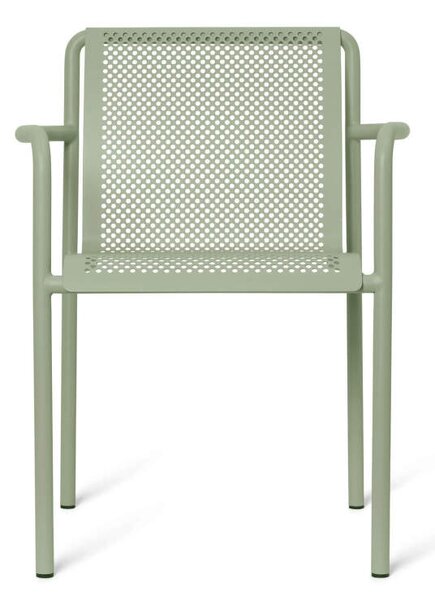 Ferm Living Stolička Dapple s podrúčkami, tea green