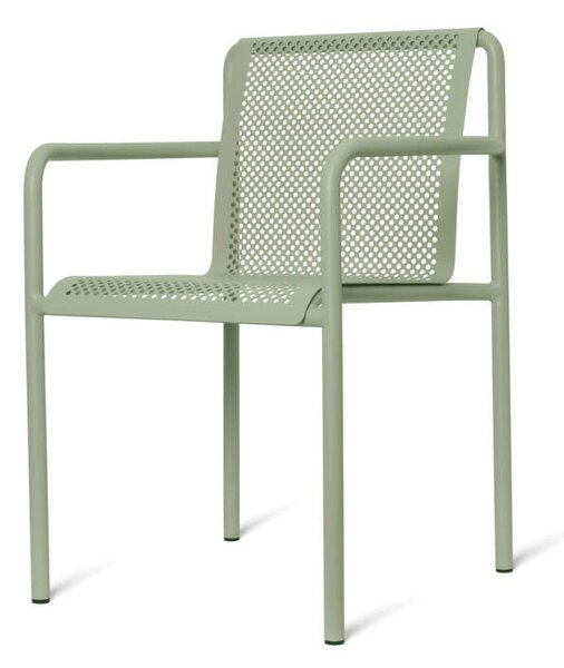 Ferm Living Stolička Dapple s podrúčkami, tea green