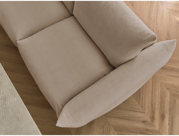Béžová rozkladacia pohovka 214 cm Ernest – Bobochic Paris