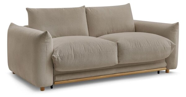 Béžová rozkladacia pohovka 214 cm Ernest – Bobochic Paris