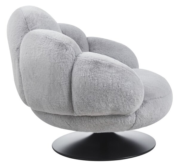 Dekorstudio Relaxačné otočné kreslo COCOON - sivé