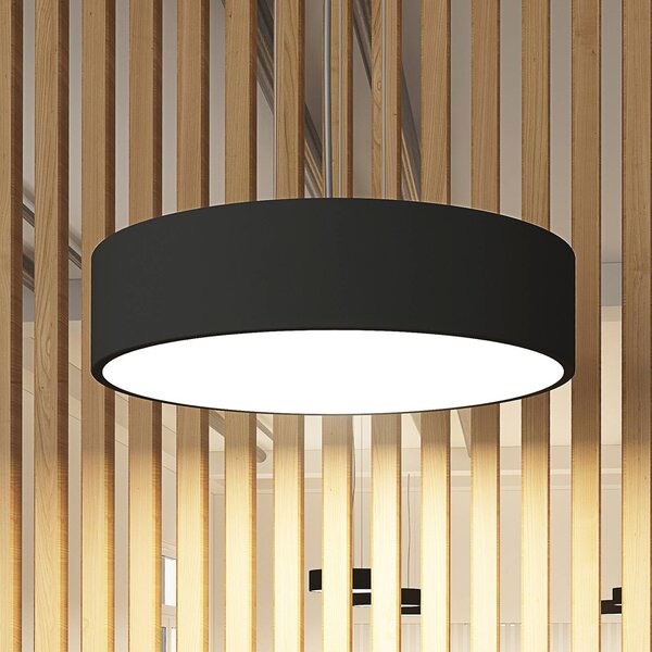Arcchio LED závesné svietidlo Noabelle, čierna farba, 40 cm, kov, Čierna, Kuchyňa, kov, Moderný, Závesné svietidlo