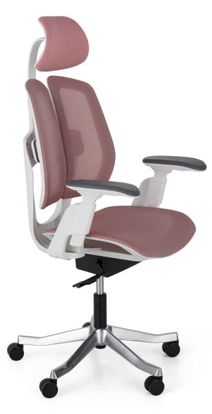 Ergonomická kancelárska stolička Liftor Active, ružová (sieťovina)