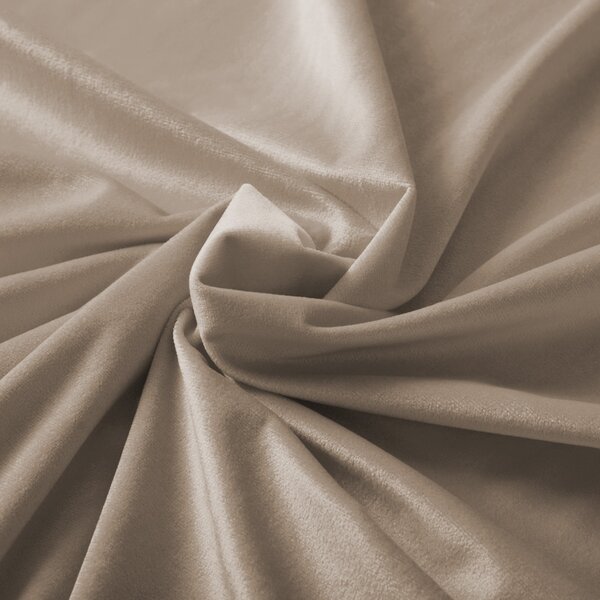 Biante Zamatový oválny obrus Velvet Prémium SVP-042 Béžovohnedý 60x100 cm