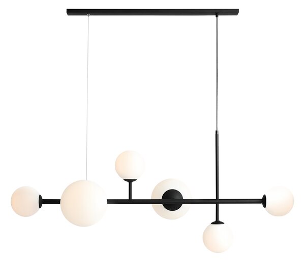 Aldex DIONE 6 | Elegantná závesná lampa so šiestimi tienidlami Farba: Zlatá