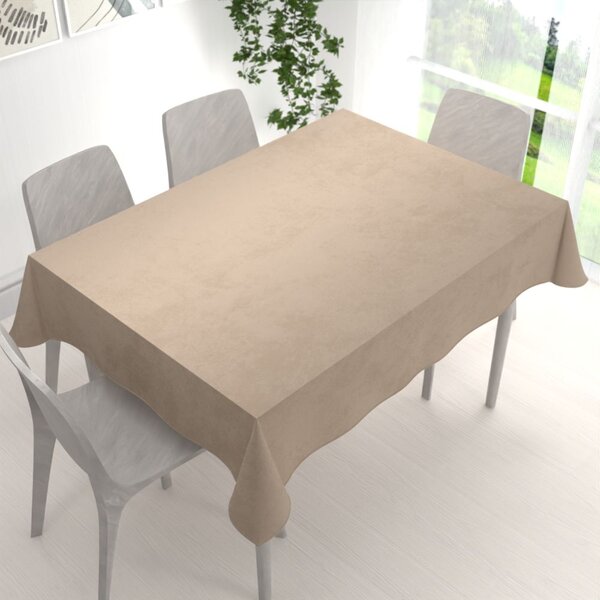 Biante Zamatový obdĺžnikový obrus Velvet Premium SVP-042 Béžovohnedý 60x100 cm