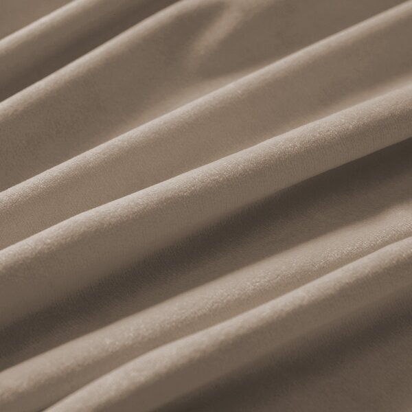 Biante Zamatový oválny obrus Velvet Prémium SVP-042 Béžovohnedý 60x100 cm