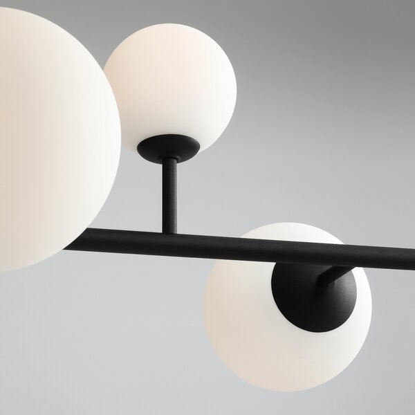 Aldex DIONE 6 | Elegantná závesná lampa so šiestimi tienidlami Farba: Zlatá