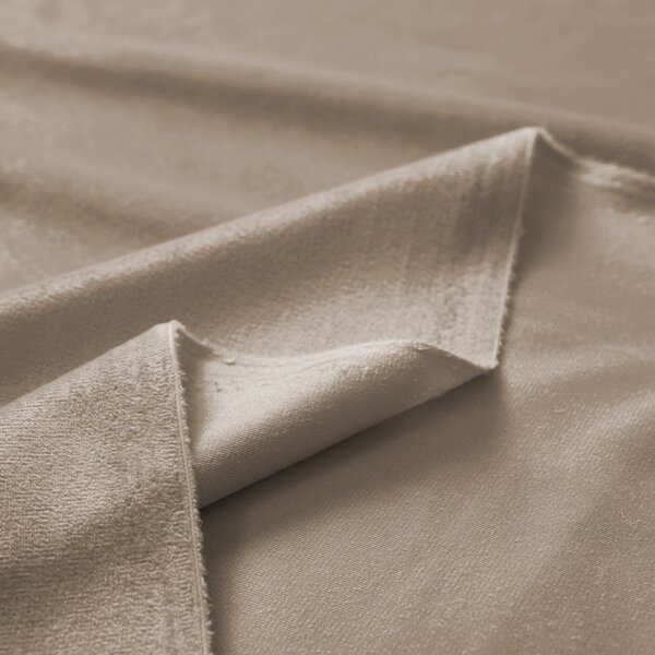 Biante Zamatový záves Velvet Prémium SVP-042 Béžovohnedý - šírka 135 cm 135x140 cm