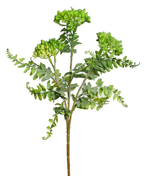 Umelá vetvička sedum zelené 42cm