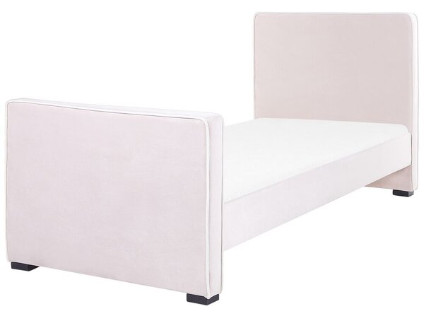 Jednolôžková posteľ 200 x 90 cm Tully (ružová) (s roštom). Vlastná spoľahlivá doprava až k Vám domov. 1076079