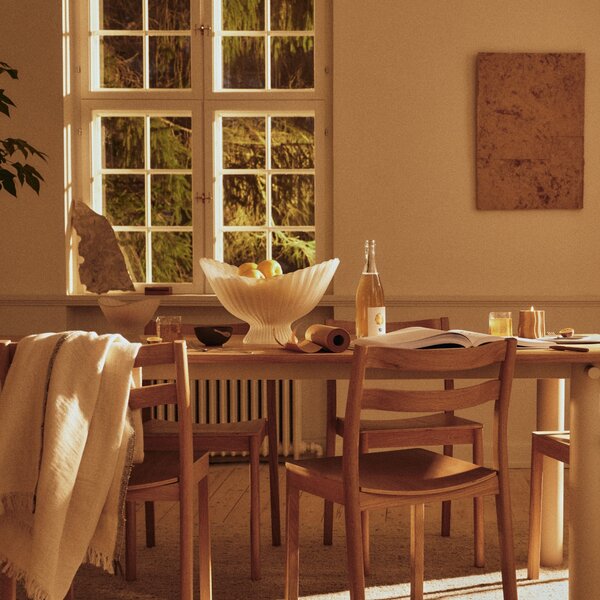 Sklenená misa Fountain, Centrepiece, Frosted – Ferm Living