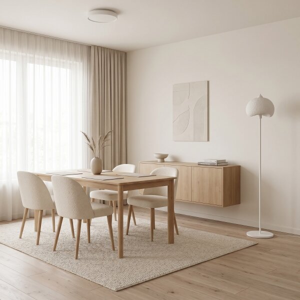 Brilagi - Stojacia lampa WABI SABI 1xE27/40W/230V biela