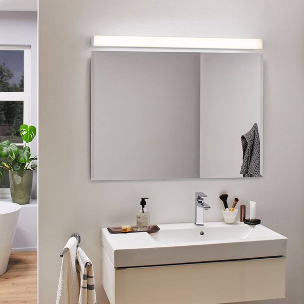 Paulmann HomeSpa Tova zrkadlové LED svietidlo 60cm, Biela / opálová, Kúpeľňa, kov, Moderný, Nástenné svietidlo