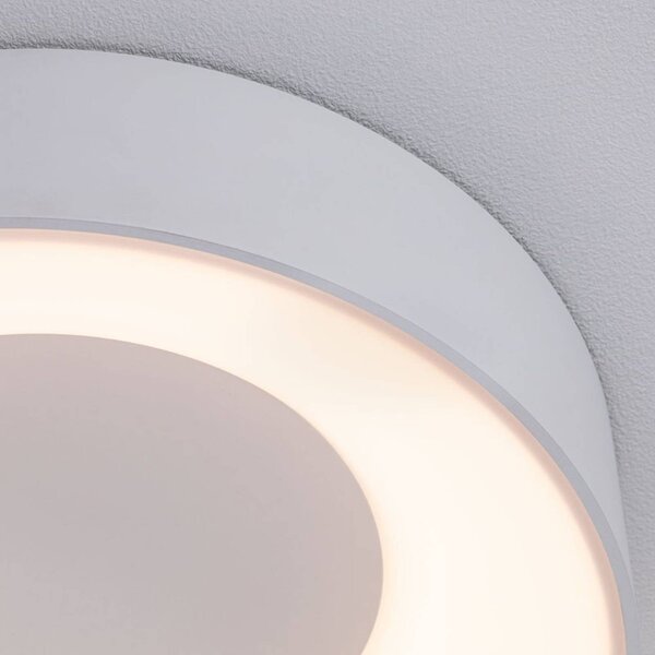 Paulmann HomeSpa Casca stropné LED svetlo Ø 30 cm biele, Biela / opálová, Kúpeľňa, kov, Moderný, Závesné svietidlo