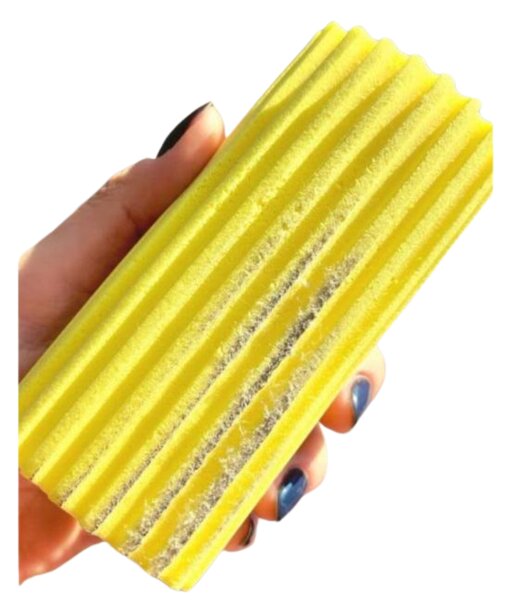 Hubka na prach, čistiaca hubka SCRUB DADDY DUSTER, žltá