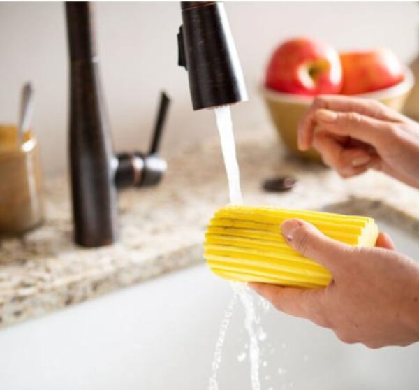 Hubka na prach, čistiaca hubka SCRUB DADDY DUSTER, žltá