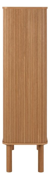 Skrinka v dekore duba s posuvnými dverami v prírodnej farbe 80x145 cm Langley – Actona