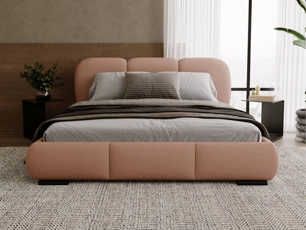 Mirjan24 Čalúnená posteľ s úložným priestorom Beriter, Rozmer postele: 140x200, Poťahy: Coral 50 5903211476563
