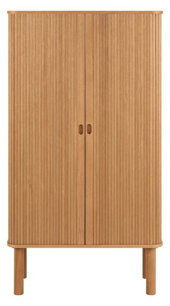 Skrinka v dekore duba s posuvnými dverami v prírodnej farbe 80x145 cm Langley – Actona