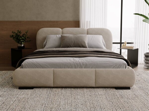 Mirjan24 Čalúnená posteľ s úložným priestorom Beriter, Rozmer postele: 140x200, Poťahy: Coral 50 5903211476563