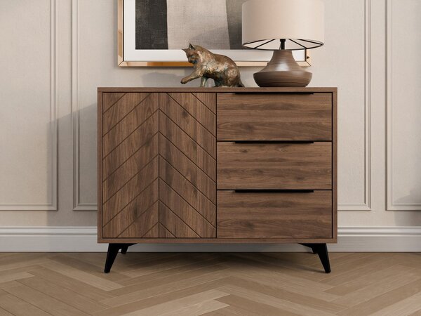 Mirjan24 Komoda Siprynt Bis 100 1D3SZ, Farby: orech okapi 5903211481154