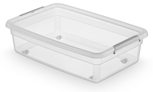 ALTOM Úložný box pod posteľ, s vekom a kolieskami, 58x39x16cm BASESTORE