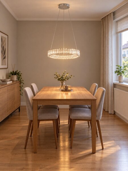 ZÁVESNÉ LED SVIETIDLO, 50/120 cm Glandor - Interiérové svietidlá