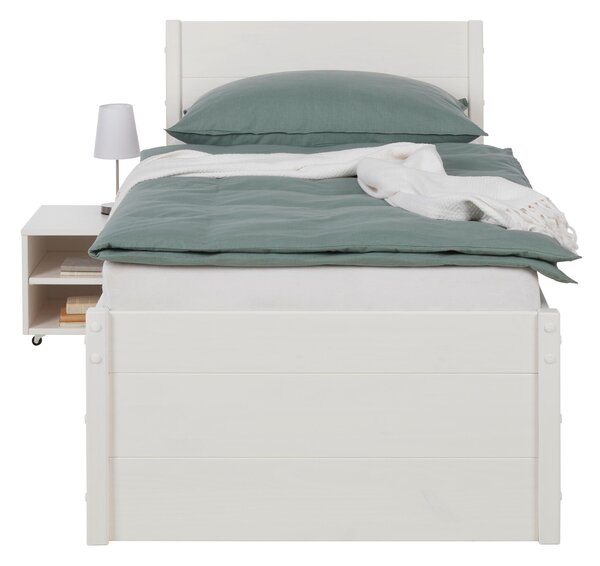 POSTEĽ S ÚLOŽNÝM PRIESTOROM, 90/200 cm biela Zandiara - Online Only spálne, Online Only
