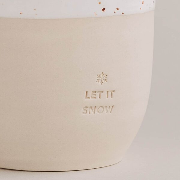 Kameninový hrnček Let it snow 320 ml