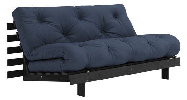 Tmavomodrá rozkladacia pohovka 160 cm Roots Black Night – Karup Design
