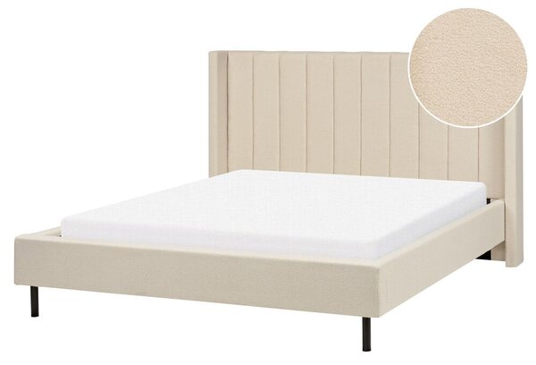 Manželská posteľ 160 cm Beliani Vue (béžová) (s roštom). Vlastná spoľahlivá doprava až k Vám domov. 1076453