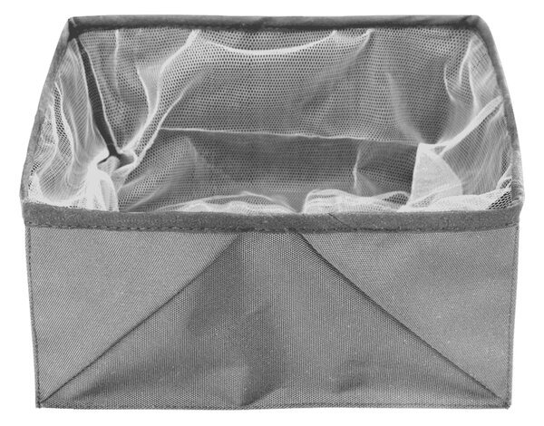 METALTEX Skladací textilný košík na ovocie a zeleninu - 23 x 23 cm, sivý