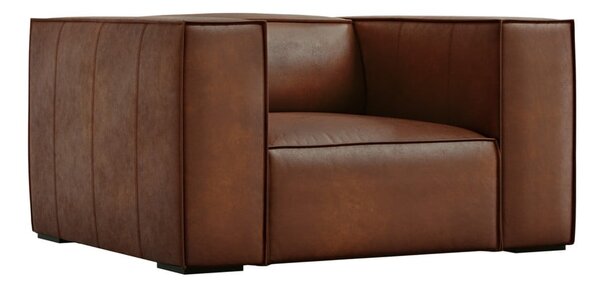 Koňakovohnedé kožené kreslo Madame - Windsor & Co Sofas
