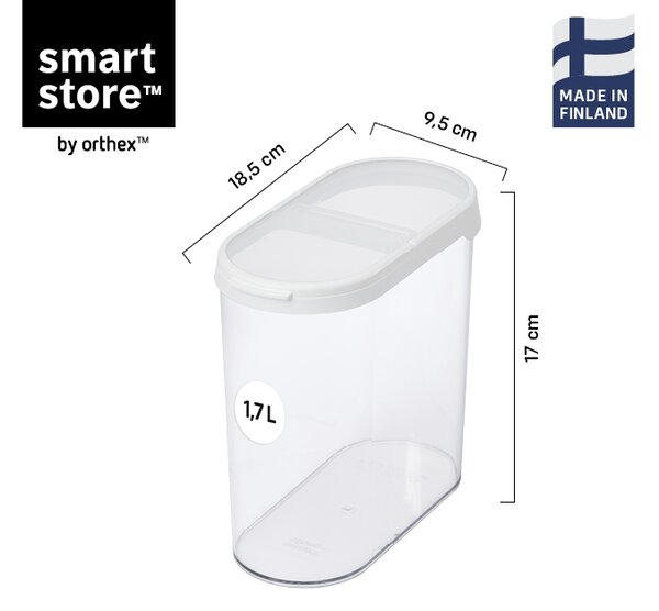 SMARTSTORE Dóza na potraviny s dávkovacím viečkom, FLIP - 1,7l