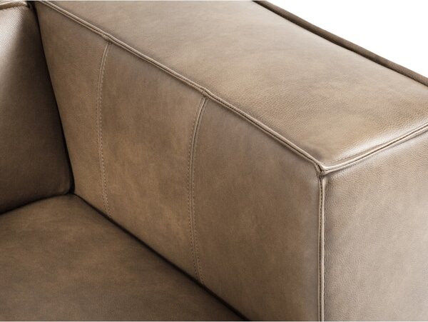 Svetlohnedá kožená pohovka 212 cm Madame - Windsor & Co Sofas