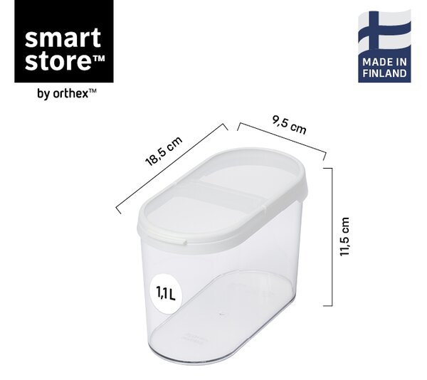 SMARTSTORE Dóza na potraviny s dávkovacím viečkom, FLIP - 1,2l