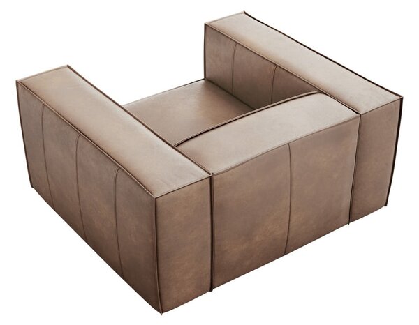 Svetlohnedé kožené kreslo Madame - Windsor & Co Sofas