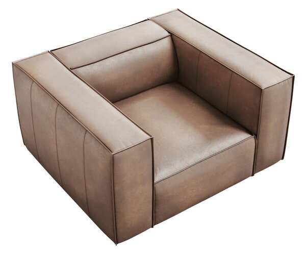 Svetlohnedé kožené kreslo Madame - Windsor & Co Sofas