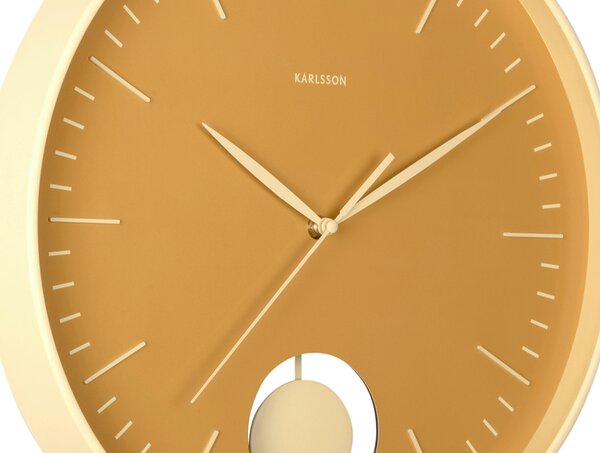 NÁSTENNÉ HODINY svetložltá 41 cm Karlsson - Hodiny, Online Only
