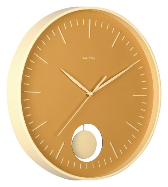 NÁSTENNÉ HODINY svetložltá 41 cm Karlsson - Hodiny, Online Only