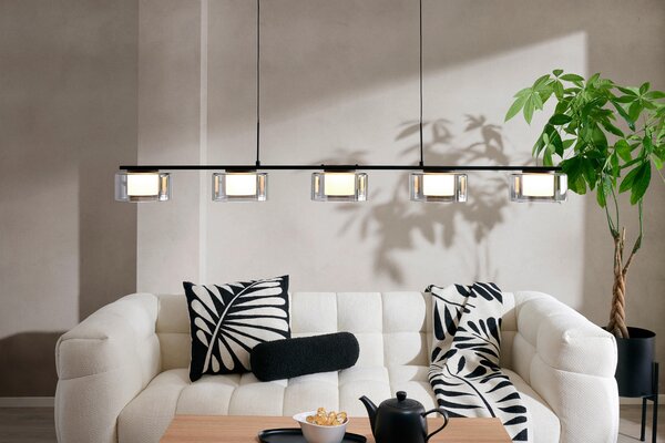 ZÁVESNÉ LED SVIETIDLO, 119/15/150 cm Dieter Knoll - Interiérové svietidlá