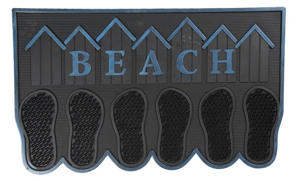 Gumová rohožka pred dvere Beach - 75 * 45 * 1 cm - Clayre & Eef