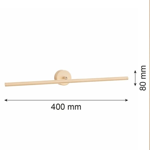 Argon 8992 - LED obrazové svietidlo MIRI LED/7,2W/230V 3000K 40 cm béžové