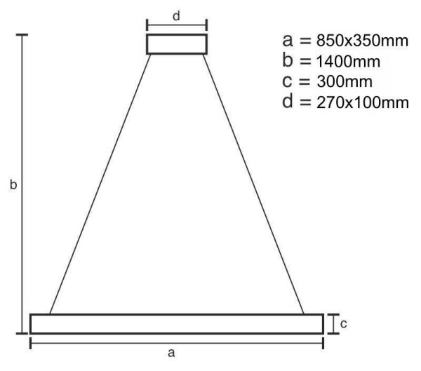 LED Stmievateľný krištáľový luster na lanku LED/90W/230V + diaľkové ovládanie